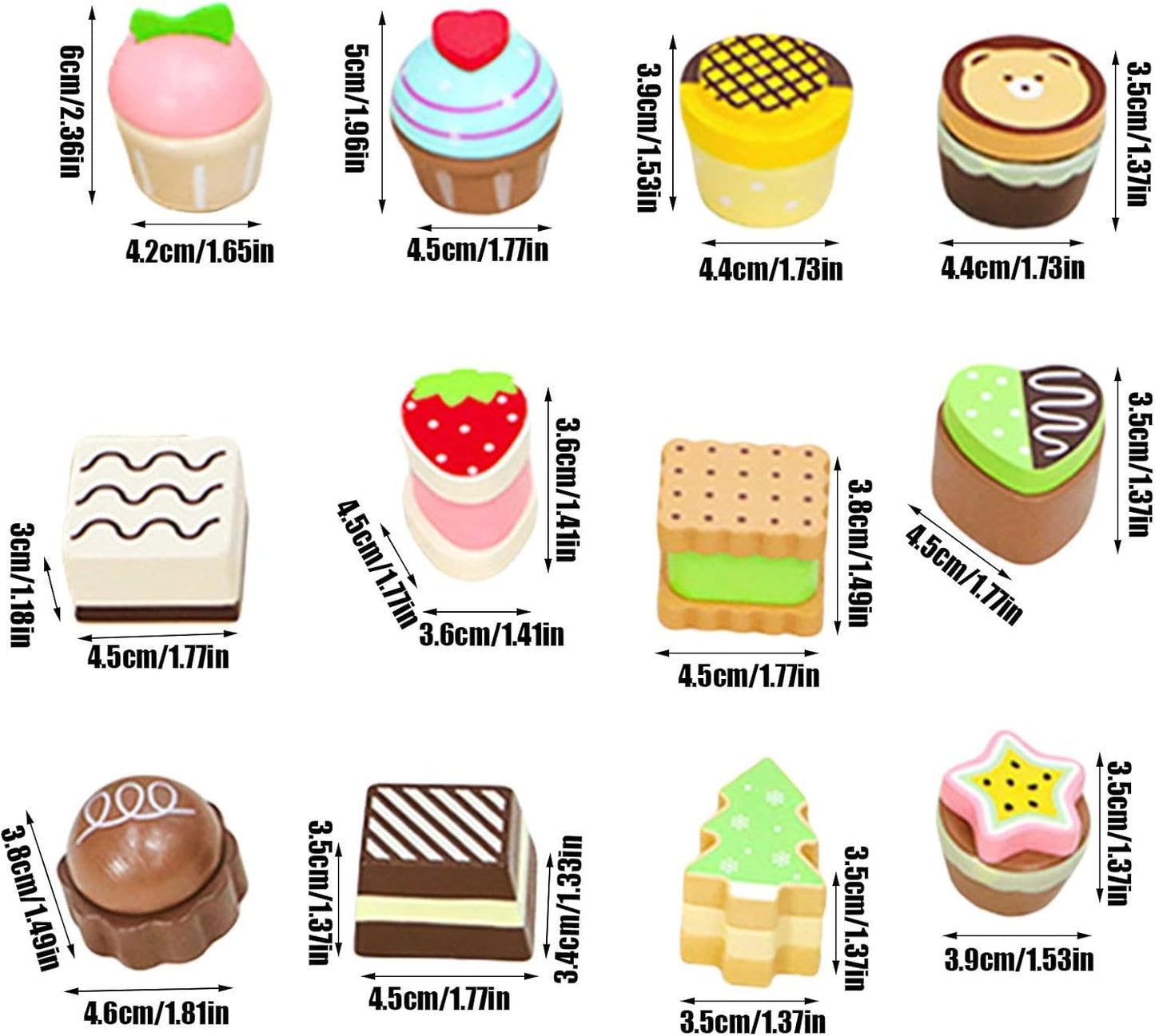 Juego de Postres de Madera