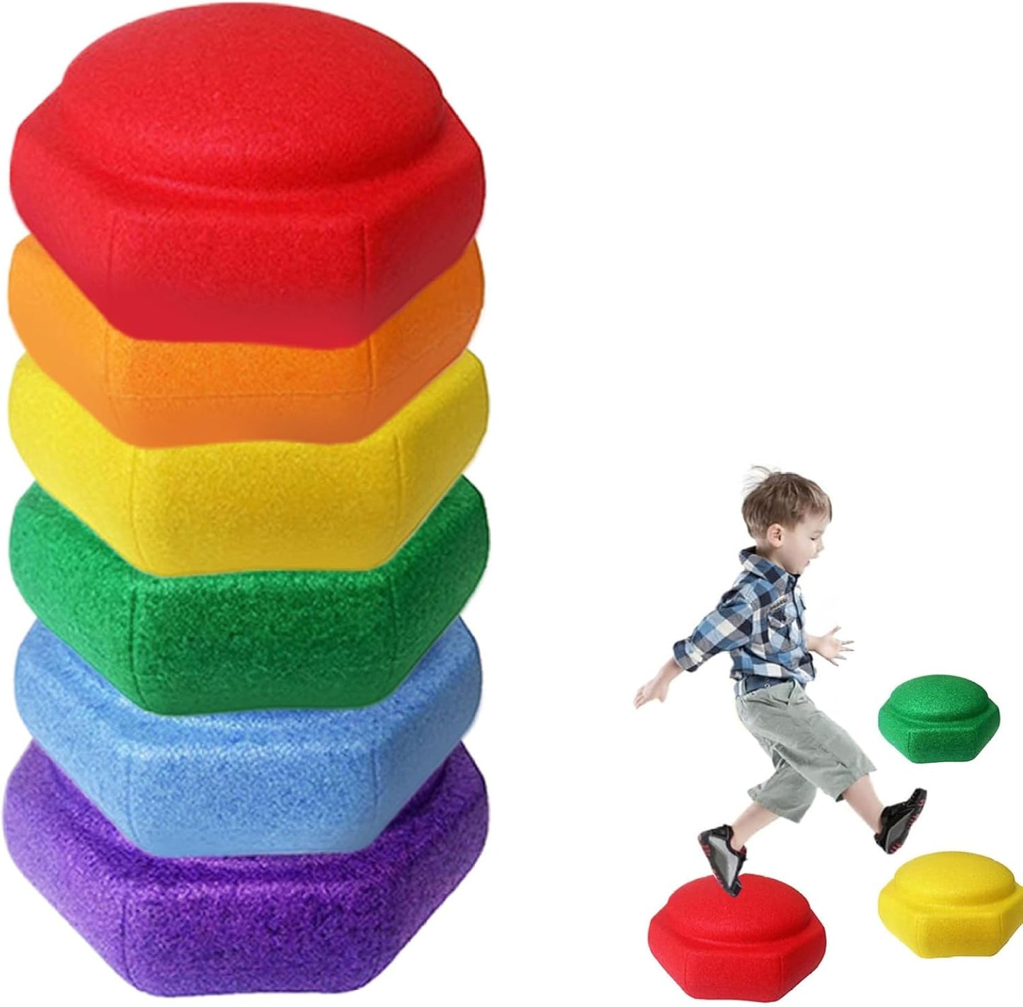 Bloques de Equilibrio Sensoriales para niños - Stepping Stones