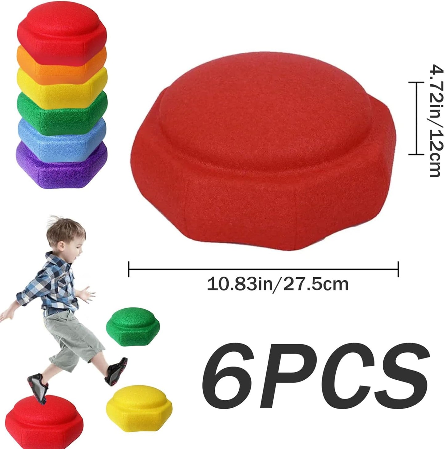 Bloques de Equilibrio Sensoriales para niños - Stepping Stones