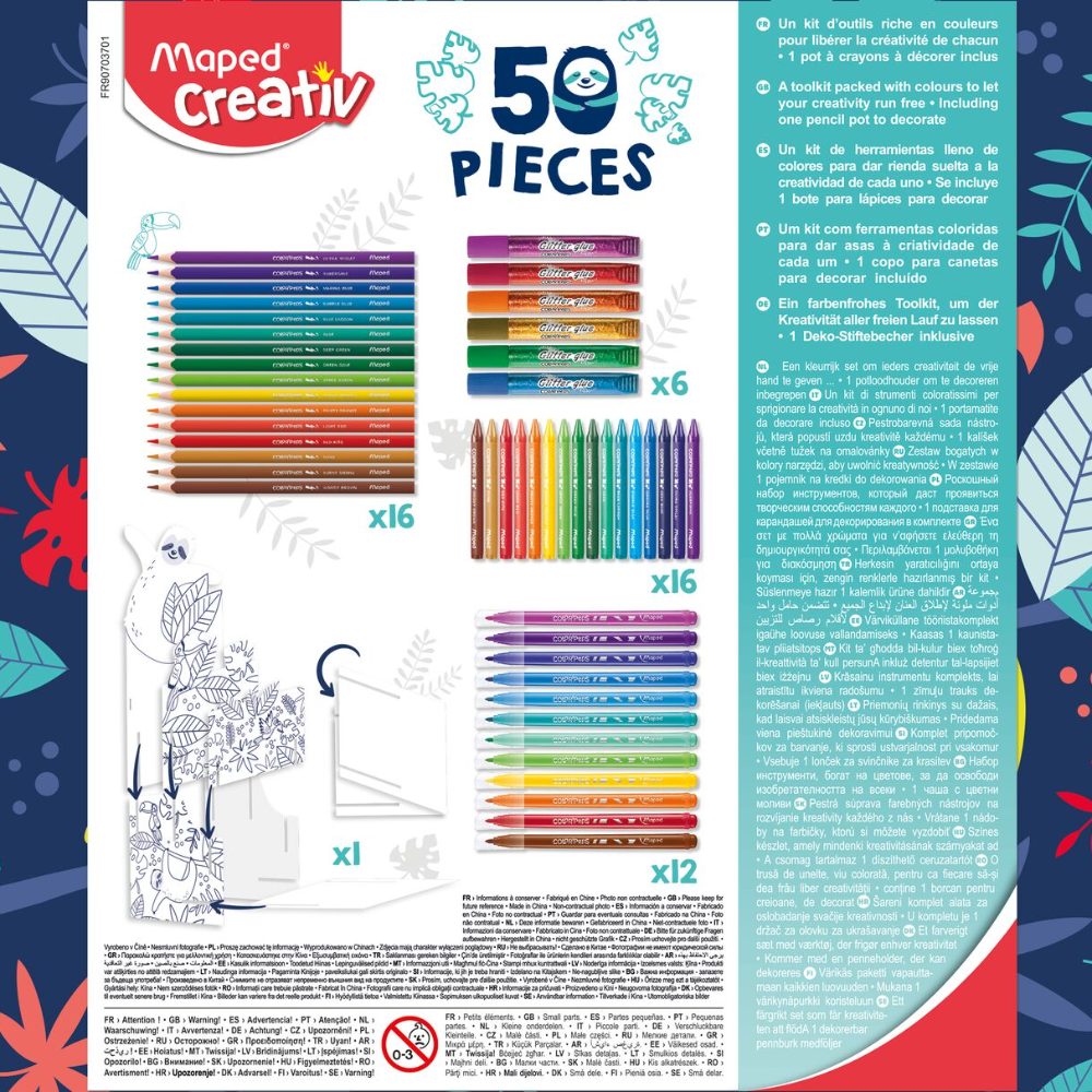 Set para Colorear 50 Piezas
