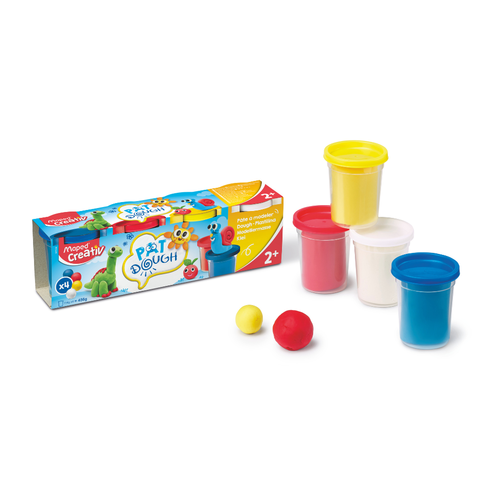 Plastilina Pot X 4 - Maped Creativ