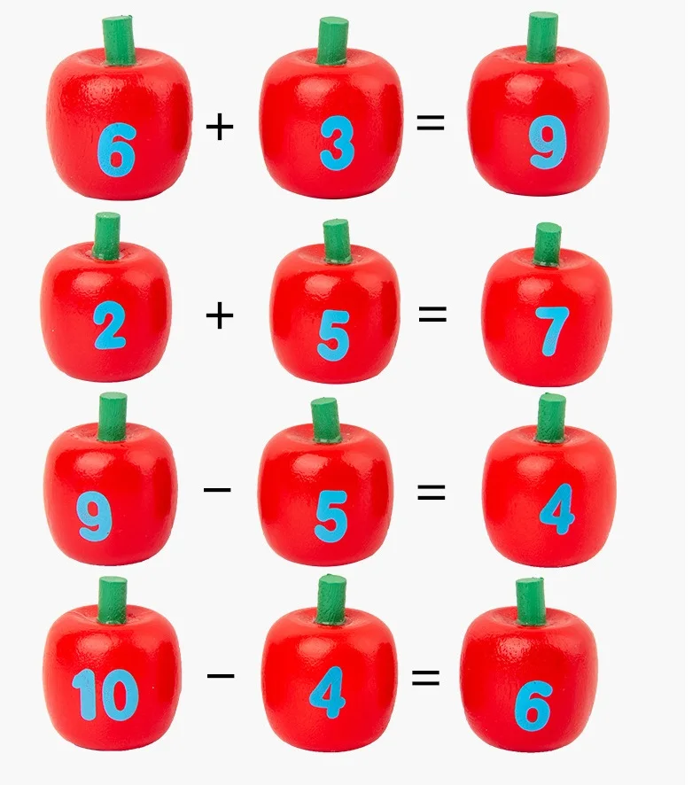 Juego Didáctico de Arbol de Manzana