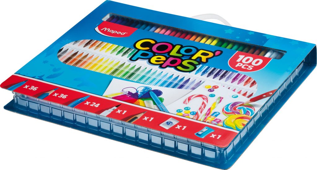 KIT 100 piezas colorear Color PEP´S