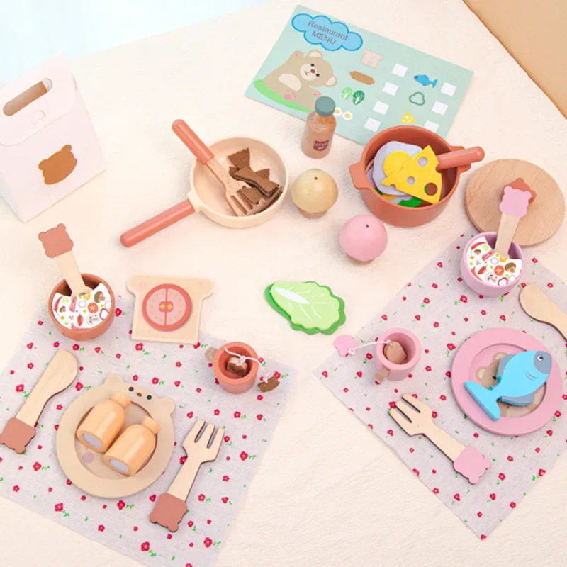 Juego de Set de Cocina Rosado