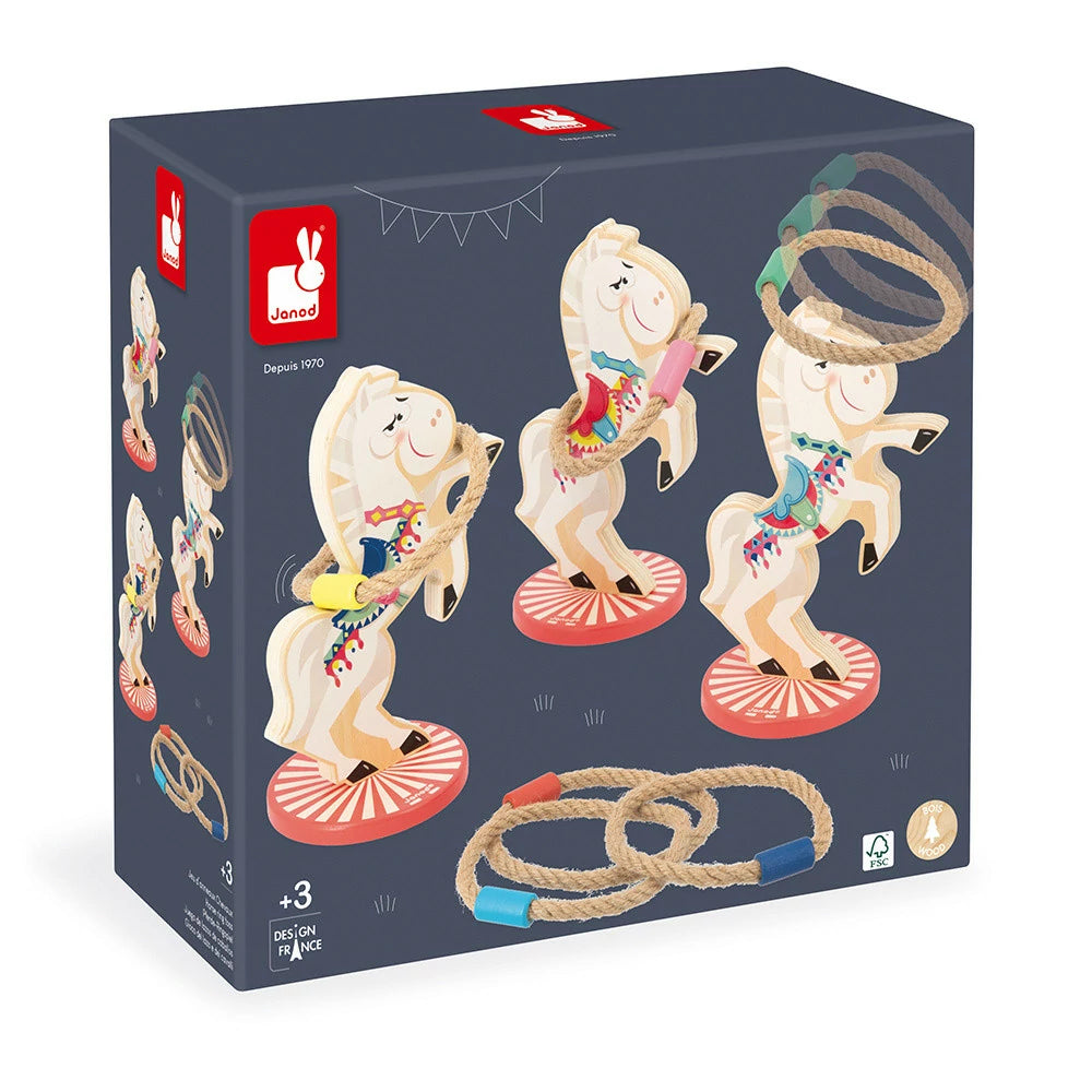 Juego de Lanzamiento de Anillos de caballos Applepop