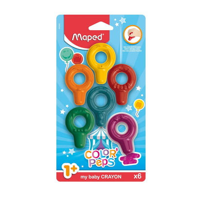 Baby Crayons Color Peps X6