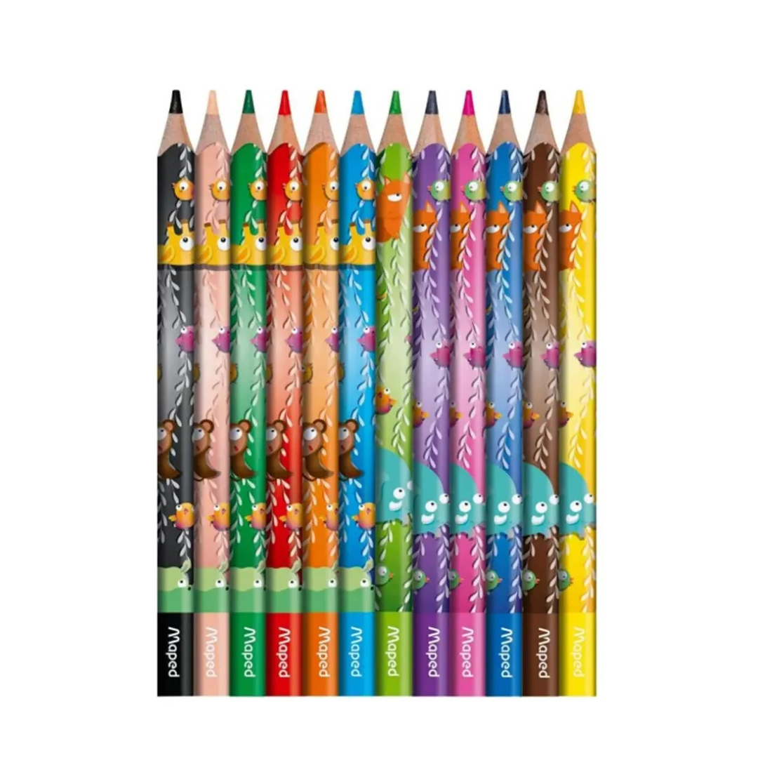 Lápices Jumbo Jungle Fever x 12