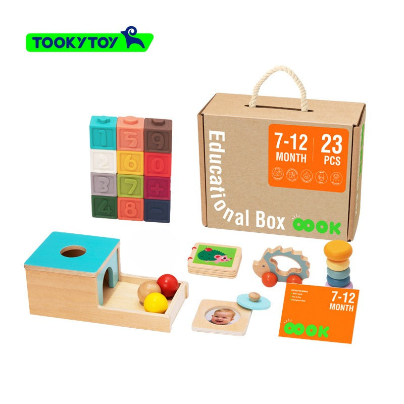 Box Educacional 7 a 12 meses de Tommy Toys, fotografía del producto
