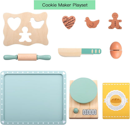 Juego Hornear Galletas de Madera