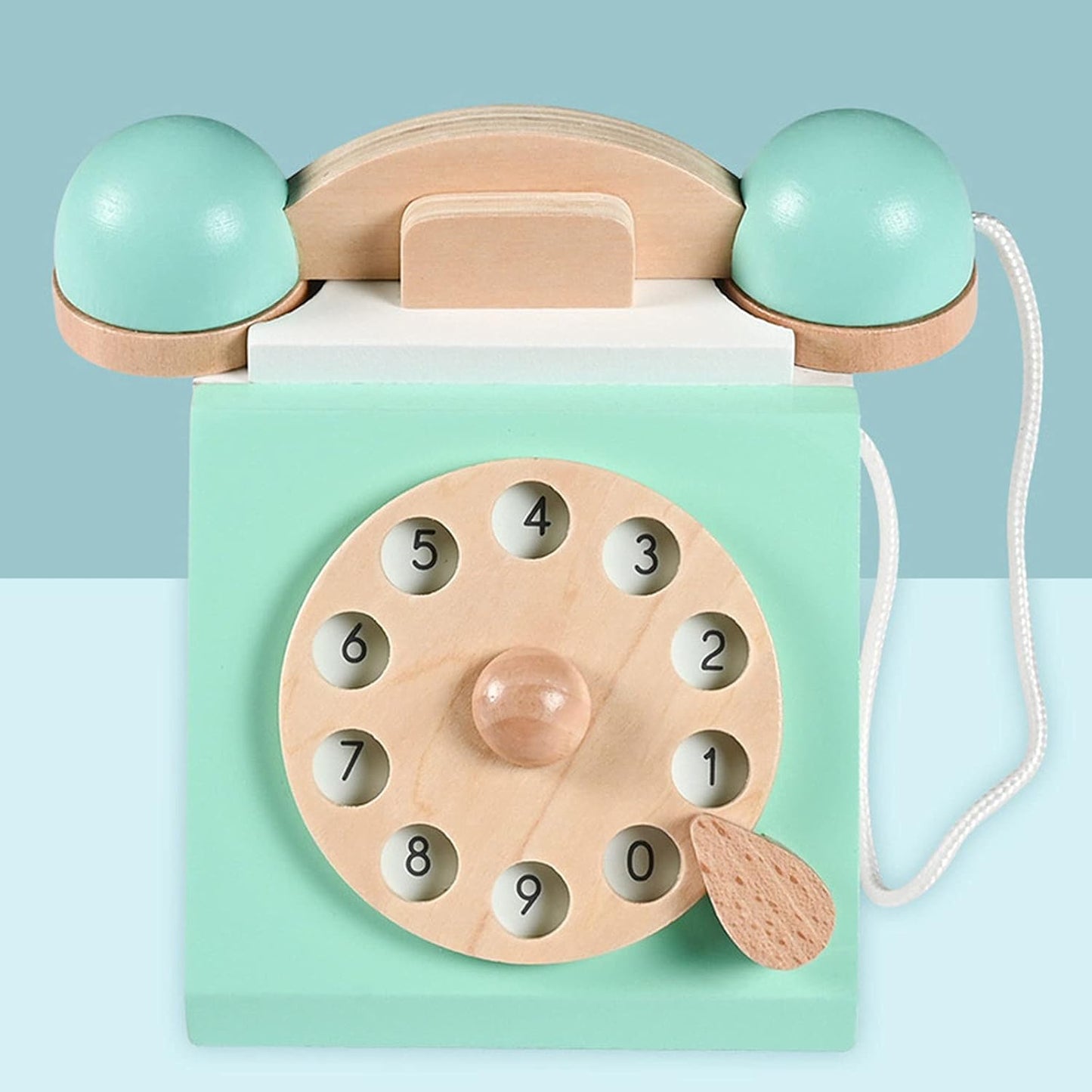Teléfono Clásico de madera