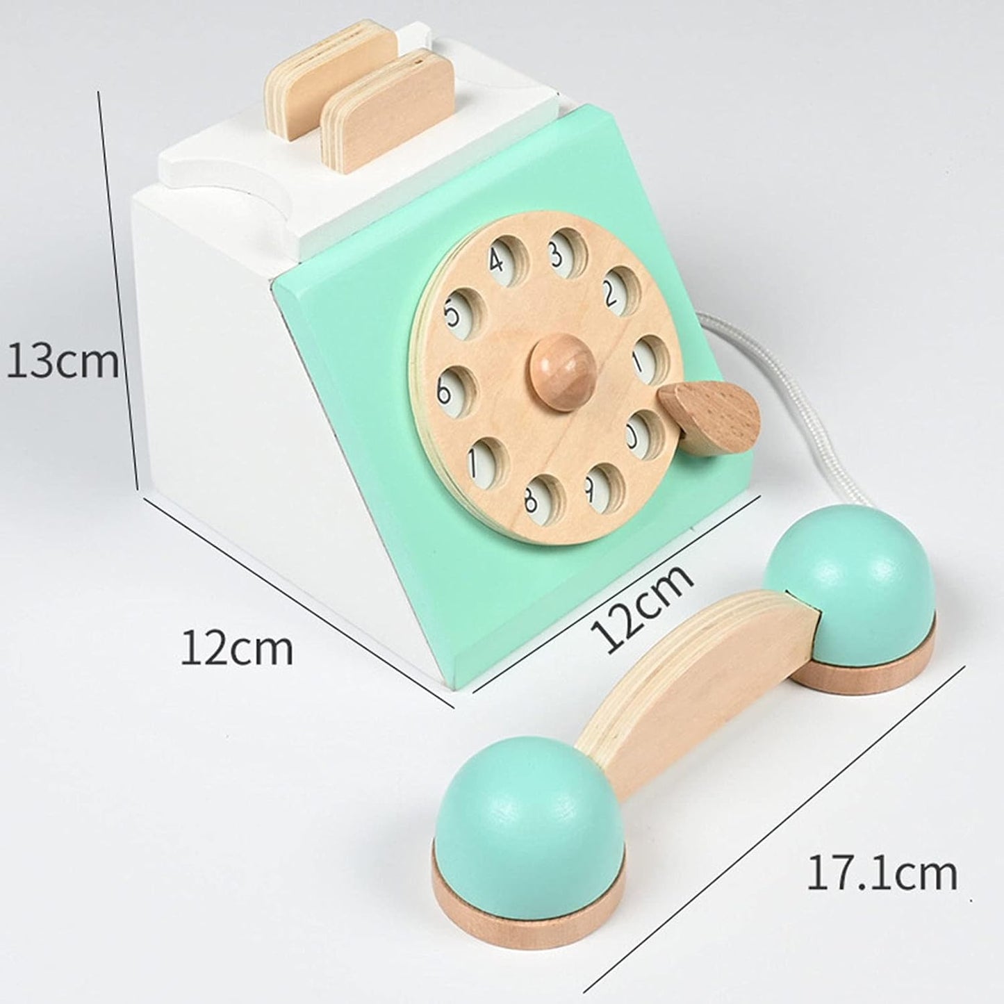 Teléfono Clásico de madera
