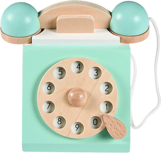 Teléfono Clásico de madera
