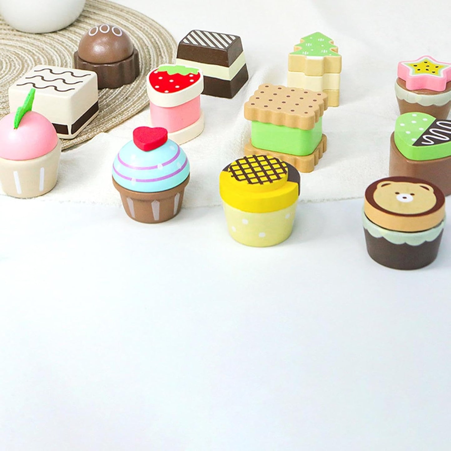 Juego de Postres de Madera