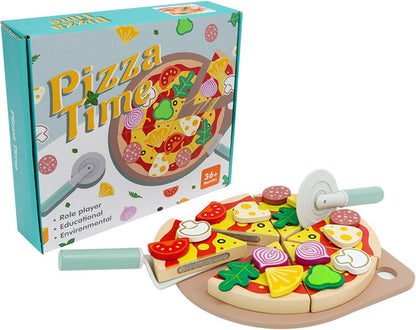 Juego de Pizza de Madera