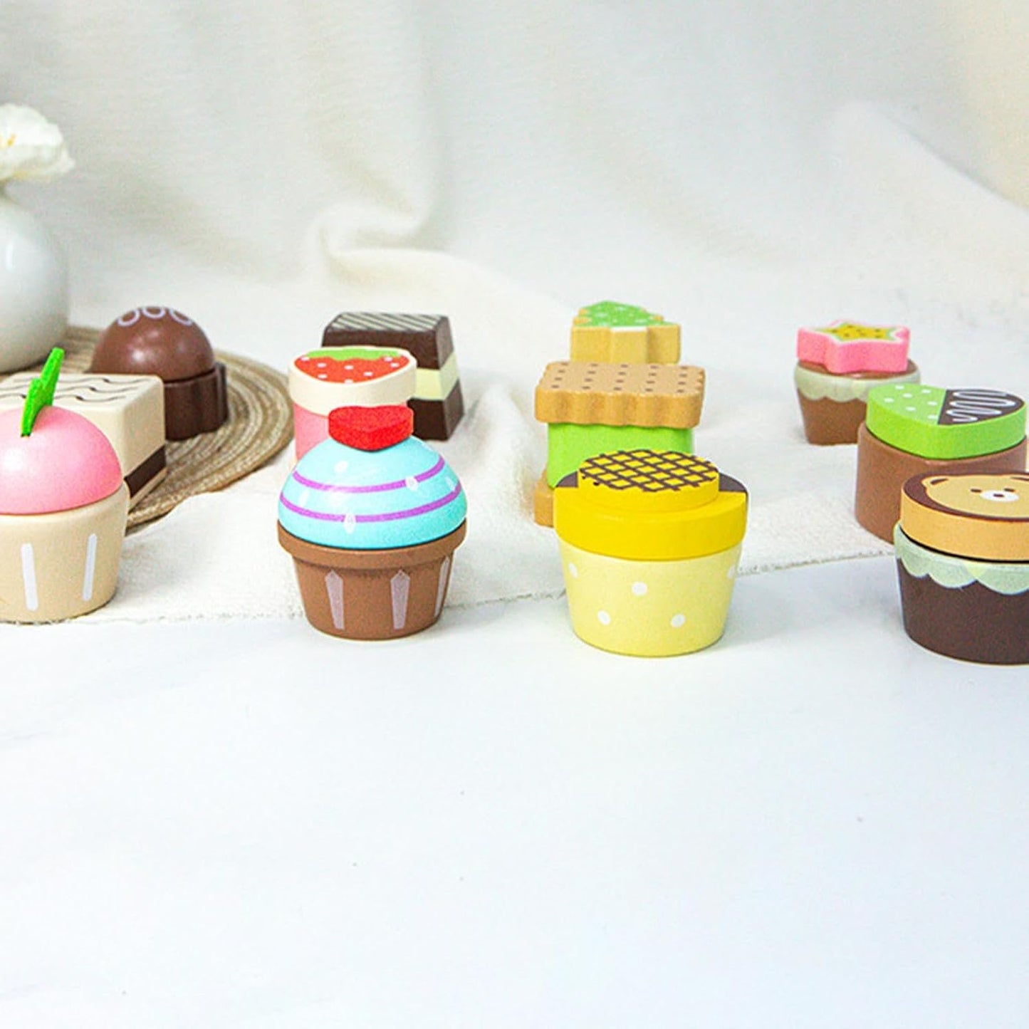 Juego de Postres de Madera