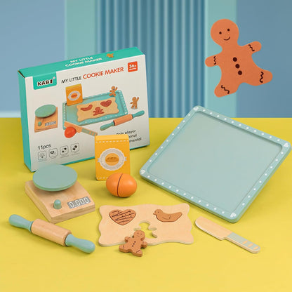Juego Hornear Galletas de Madera