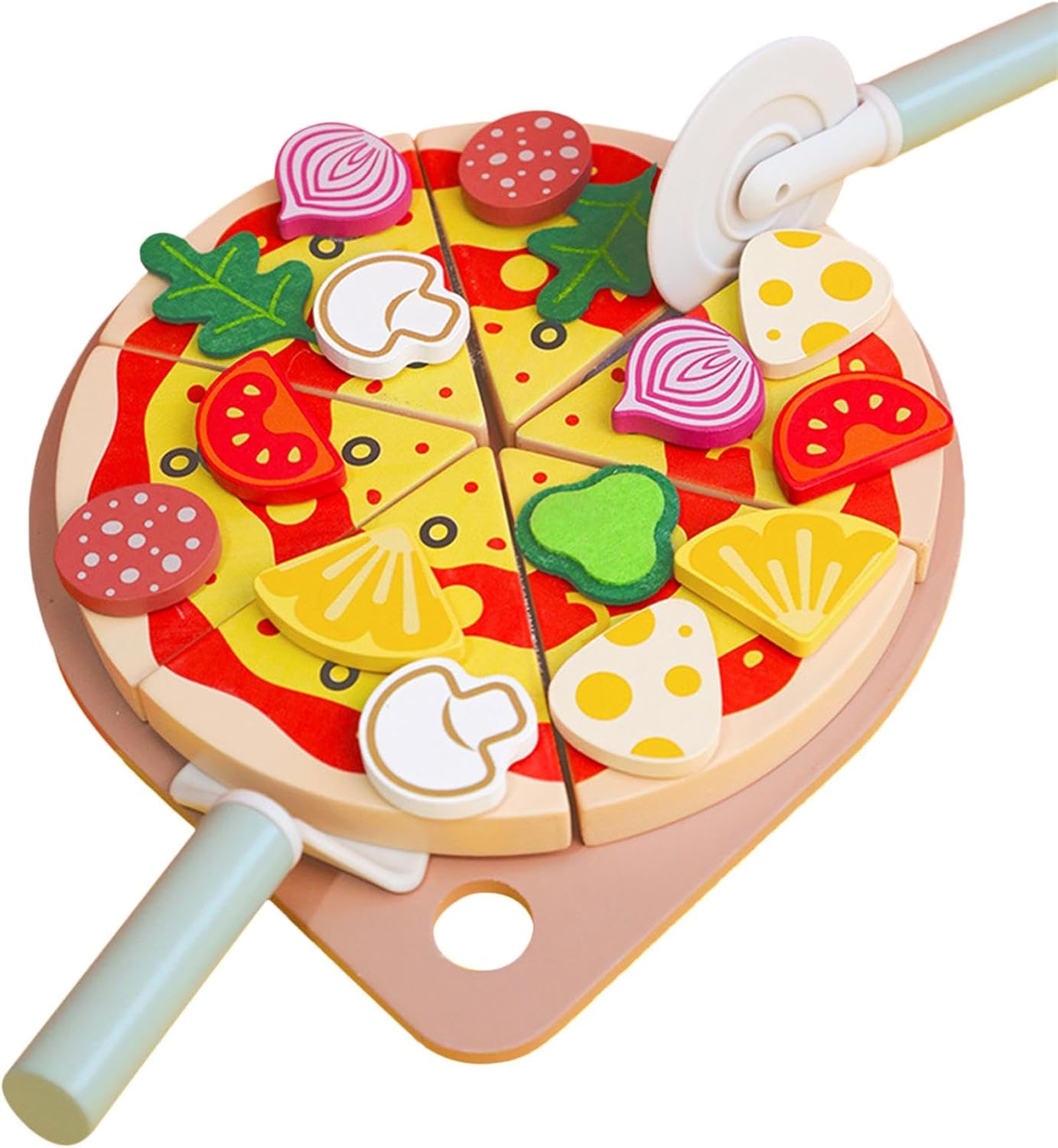 Juego de Pizza de Madera