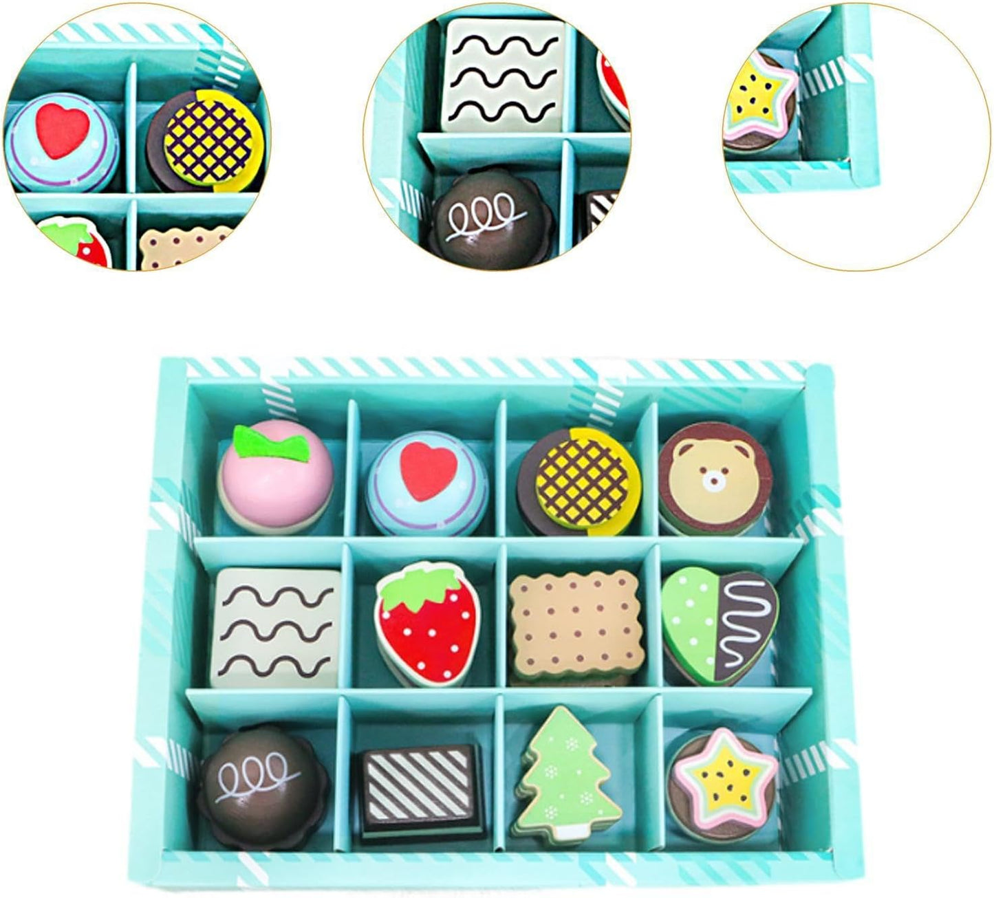 Juego de Postres de Madera