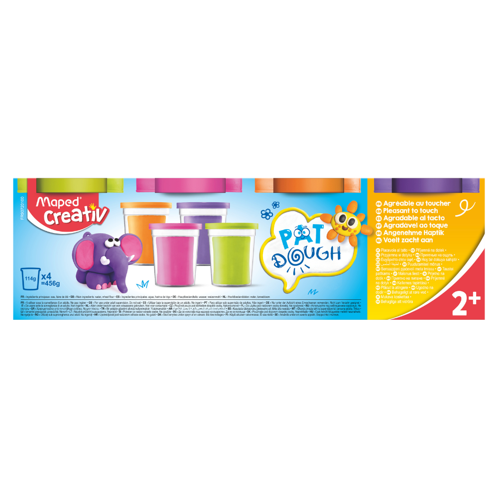Plastilina Pot X 4 Fancy Early Age  - Maped Creativ