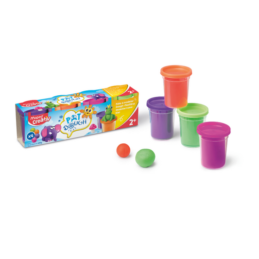 Plastilina Pot X 4 Fancy Early Age  - Maped Creativ
