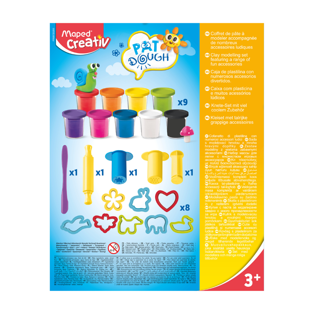 Pat Dough 9 Botes + 12 Accesorios