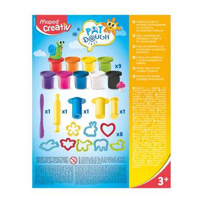 Pat Dough 9 Botes + 12 Accesorios