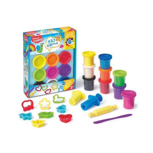 Pat Dough 9 Botes + 12 Accesorios
