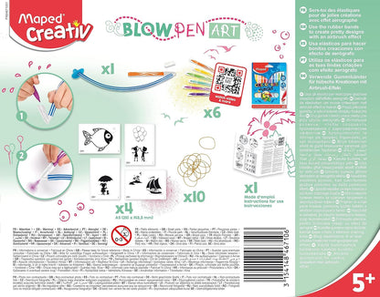 Blowpen Art Hilo - Colorear Soplando Tinta