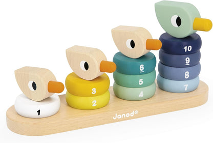 Apilable de Patitos de Madera