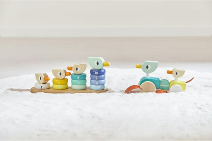 Apilable de Patitos de Madera