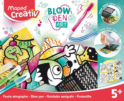 Blowpen Art - Colorear Soplando la Tinta