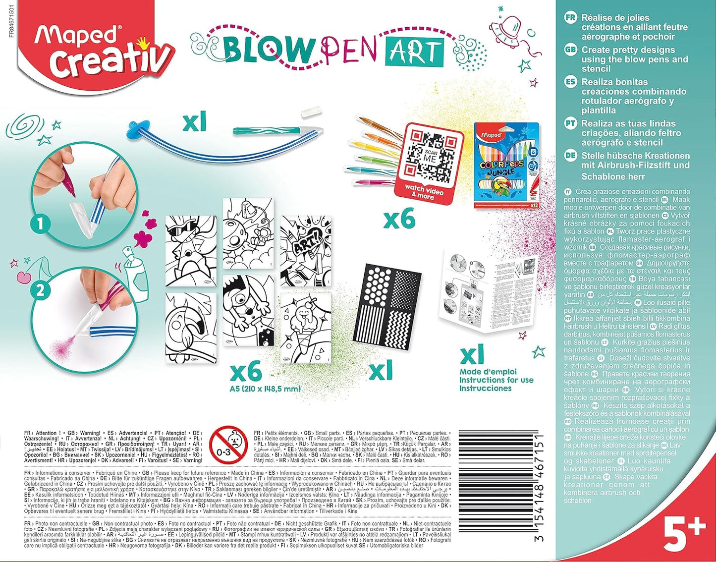 Blowpen Art - Colorear Soplando la Tinta