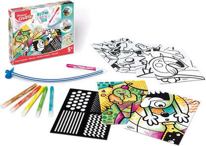 Blowpen Art - Colorear Soplando la Tinta