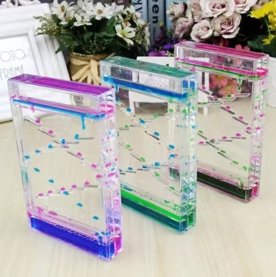 Temporizador de Calma Sensorial Antiestres - Rosa Verde