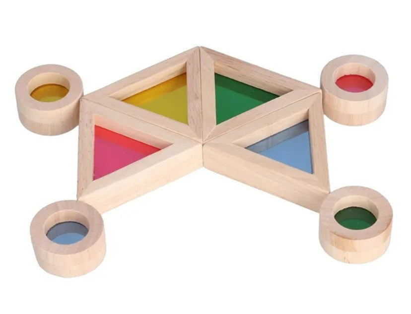 Bloques de Construccion de Madera Traslucidos
