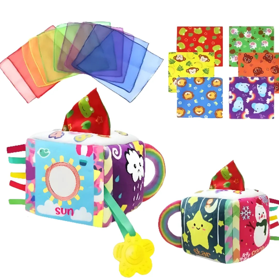 Cubo de Pañuelos de Tela