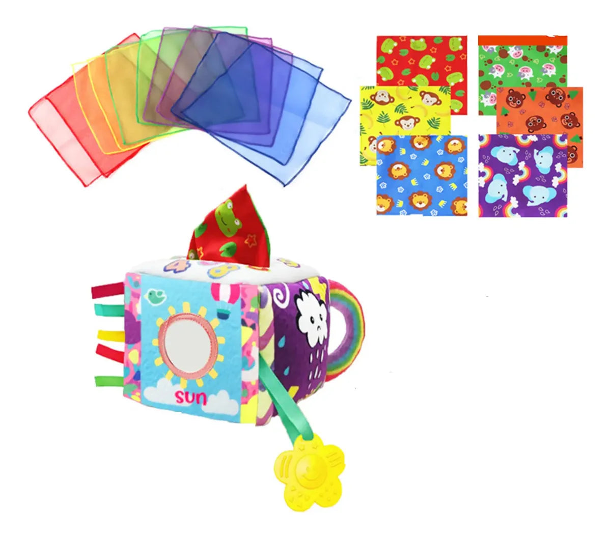 Cubo de Pañuelos de Tela