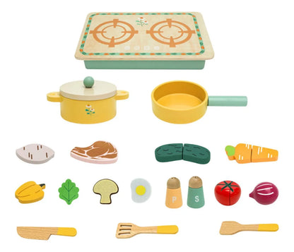 Set de Cocina Pequeña de Madera