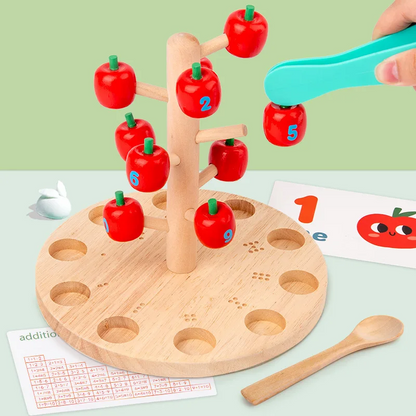 Juego Didáctico de Arbol de Manzana