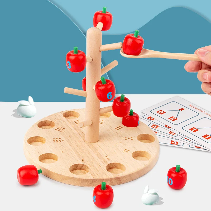 Juego Didáctico de Arbol de Manzana