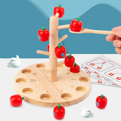 Juego Didáctico de Arbol de Manzana