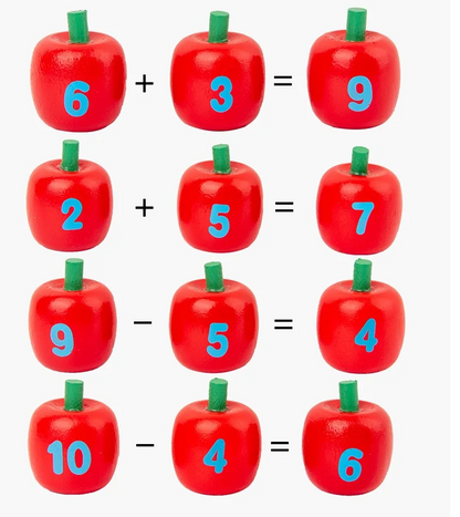 Juego Didáctico de Arbol de Manzana