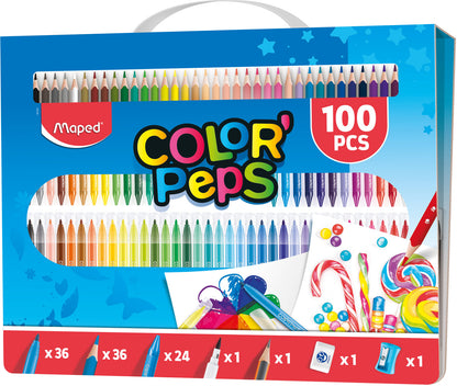 KIT 100 piezas colorear Color PEP´S