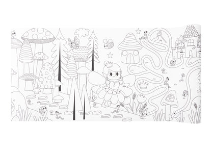 Kit de Póster Gigante para Colorear - Cuentos de Hadas