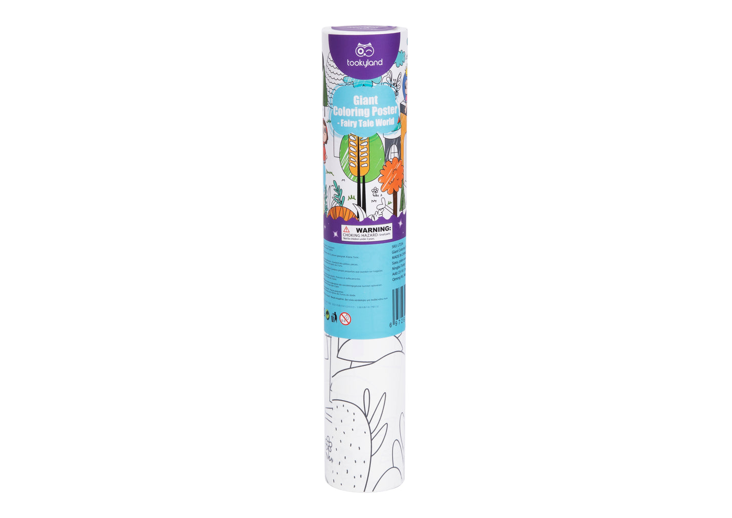 Kit de Póster Gigante para Colorear - Cuentos de Hadas
