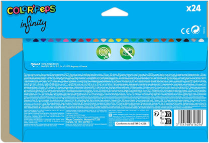Lapices de Colores Infinity x 24 unidades
