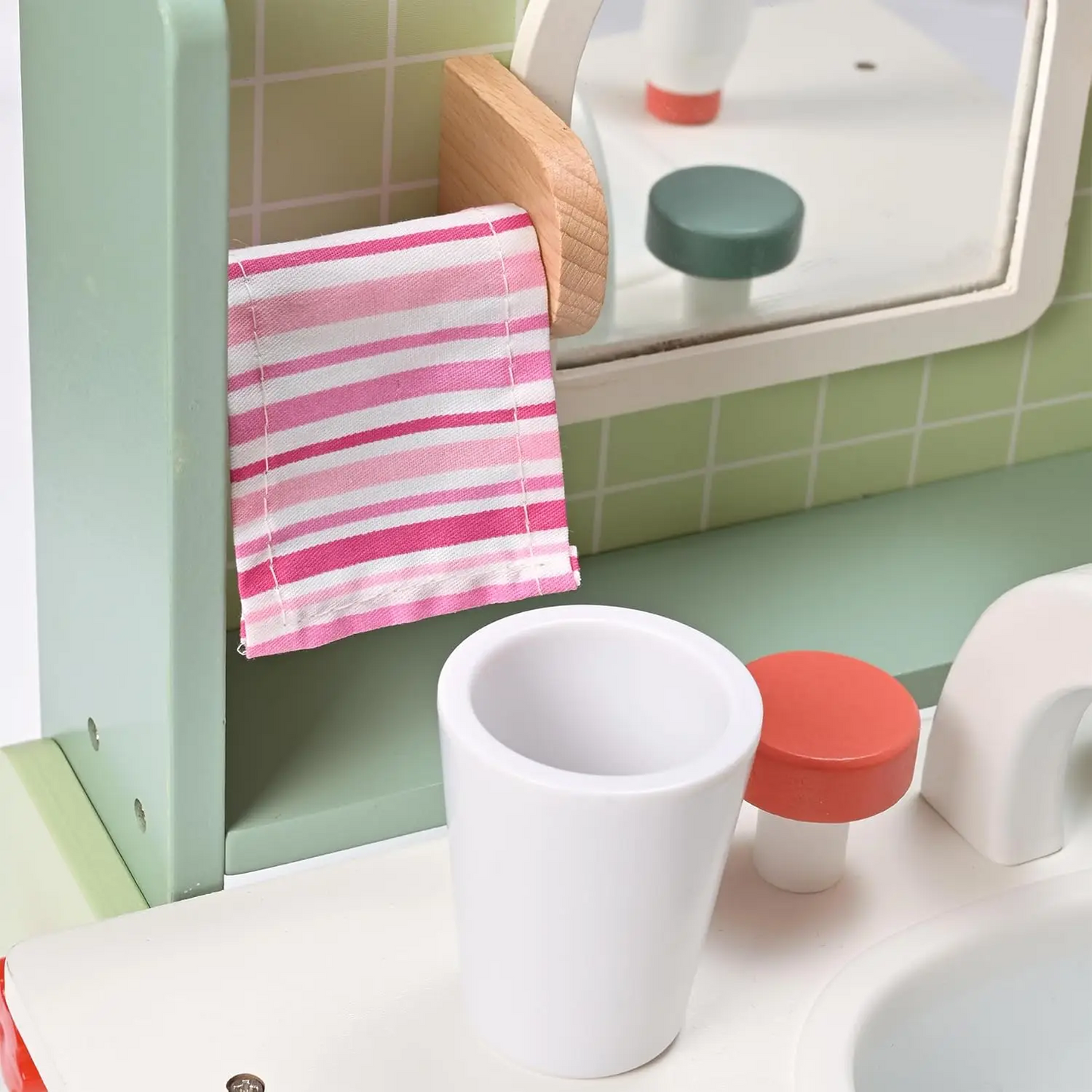 Juego de Lavadero de Madera