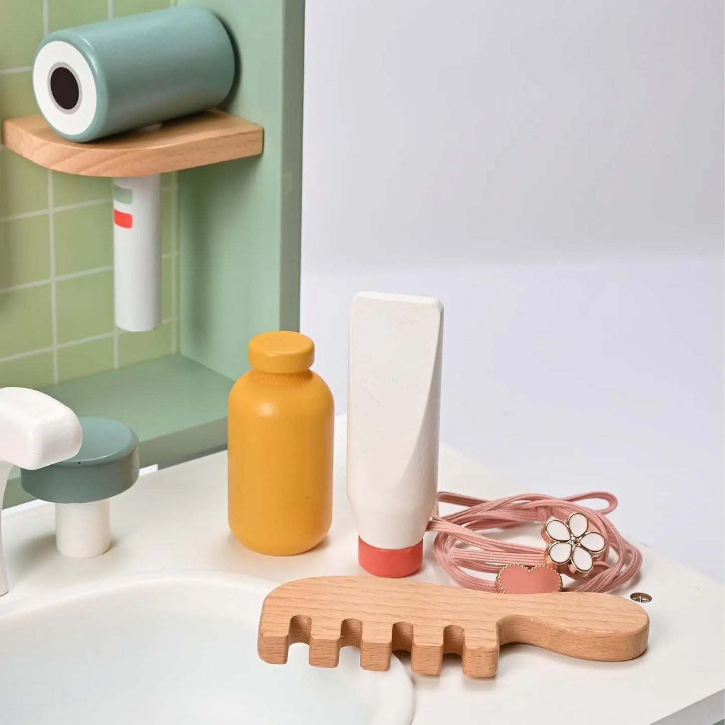 Juego de Lavadero de Madera