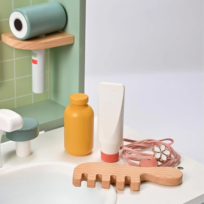 Juego de Lavadero de Madera