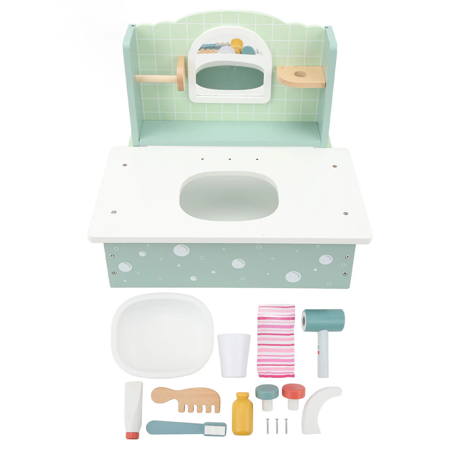 Juego de Lavadero de Madera